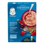 Gerber multigrain cherries berries toddler cereal