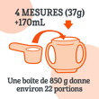 BIEN GRANDIR Boisson nutritive pour tout-petits, Saveur de lait