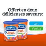 BIEN GRANDIR Boisson nutritive pour tout-petits, Saveur de vanille